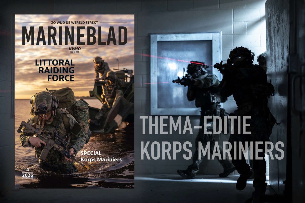 Bijzondere Special Korps Mariniers rolt van de pers